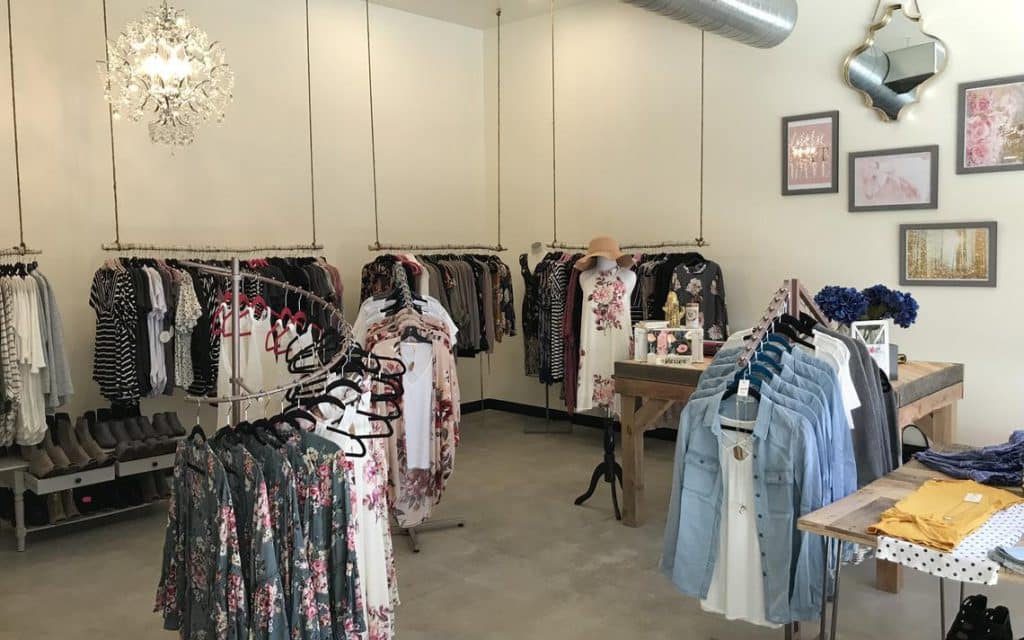 Pink Luxe Boutique as seen Thursday April 26 2018 recently moved to 214 Roberts Alley in downtown Fargo